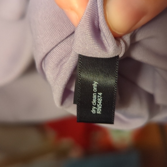 NWT The Limited Lavender Purple Sheath Dress with Ruffle Hem Women's Size 2 NEW - Picture 6 of 6